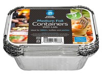 Foil containers+lids-pk9