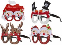 Christmas character glasses-3 astd
