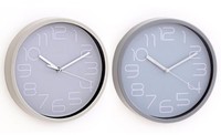 Basic grey clock-20cm