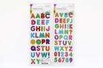 Neon alphabet/number stickers-31cm