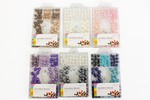 Pearl jewellery beads in box-9 section
