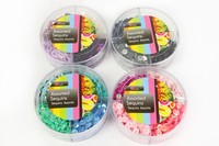 Assorted sequins in tub-4 section