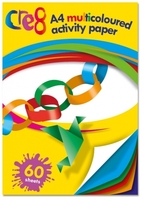 A4 Multi coloured activity paper-60 sheets