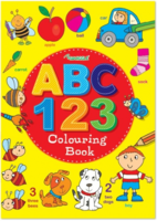 ABC/123 colouring book