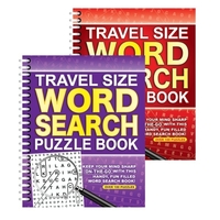 Travel size spiral bound word search-1&2