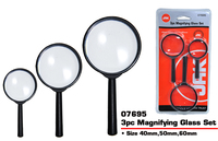 Magnifying glass set-pk3
