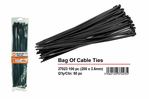 Black cable ties-200x3.0mm-pk100