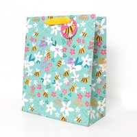 Bees design gift bag-large