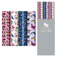 Female designs gift wrapping paper-3mtr roll