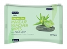 Make up removal wipes-aloe vera-pk25x2