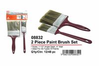 Paint brush set-4"+1.5"angle-pk2