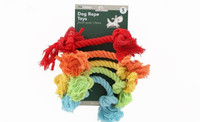 Rainbow pet rope toys-pk5