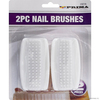 Plastic nail brushes-pk2