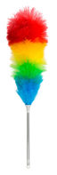 Static duster with metal handle