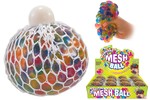 Colour squishy ball in net-7cm