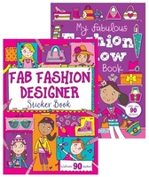 Fashion sticker book-2 ast'd