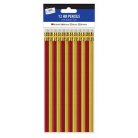 HB Pencils with erasers-pk12