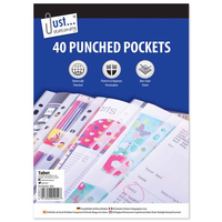 Plastic punch pockets-pk40