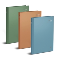 A4 Page a day colour block diary-2024