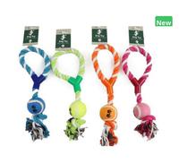 Rope/ball dog toy-38cm