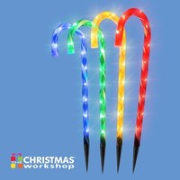 40 LED candy cane sticks-4 pce
