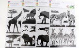 Animal safari wall stickers