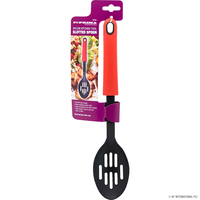 Nylon slotted spoon with comfort grip