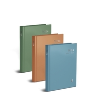 A6 Page a day colour block diary-2024