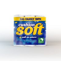 Cushion Soft 2ply toilet roll-white-pk18x3