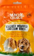 Munch & Crunch chicken wrapped calcium bones-70g