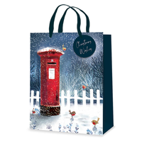 Post box Xmas gift bag-medium