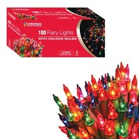 100 Multi colour shadeless tree lights