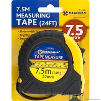 Marksman tape measure-7.5mtr
