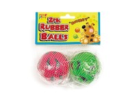 Rubber pet balls-pk2