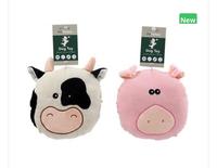 Ribbed cow/pig pet toy