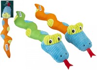 Crufts large squeaky plush snake
