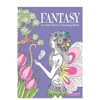 Fantasy anti-stress colouring book-A4