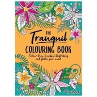 Tranquil advanced colouring book