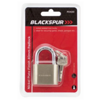 Blackspur nickel plate padlock-40mm