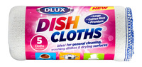 DLUX large stockinette dishcloths-pk5