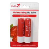 Pretty moisturising lip balm-strawberry