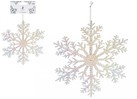 Iridescent acrylic snowflake-21cm