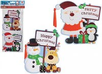 Large hot stamp Christmas gift tags