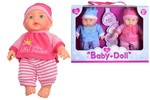 Twin vinyl baby dolls-9''