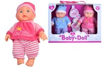 Twin vinyl baby dolls-9''