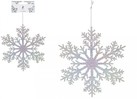 Iridescent acrylic snowflake-31cm
