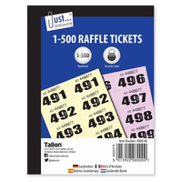 Raffle tickets- 1-500