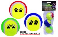 Pet play balls-pk3