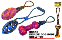Deluxe dog rope chew toy