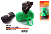 Pet waste refill kit